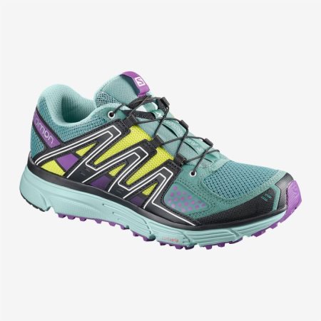 Salomon X-MISSION 3 W Womens Running Shoes Turquoise UK YIWC
